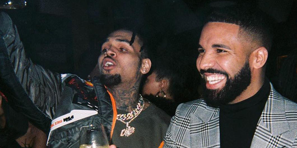 Setelah Damai, Drake dan Chris Brown Rilis 'No Guidance'